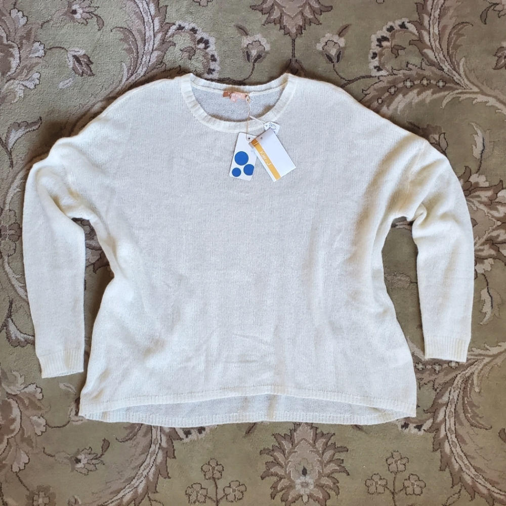 NWT Kier + J Casmere Sweater - M